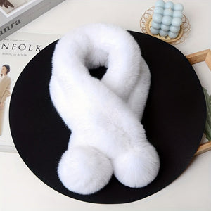 Luxurious Solid Color Warm Scarf for Chilly Days