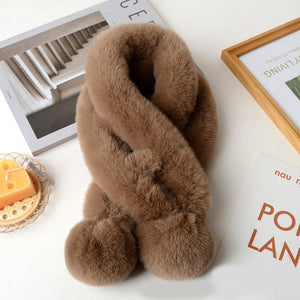 Luxurious Solid Color Warm Scarf for Chilly Days