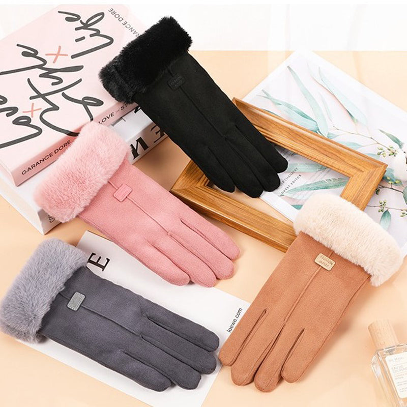 Elegant Varma Plush Gloves for Ultimate Comfort