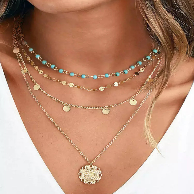 Chic Bohemian Vintage Pendant Necklace