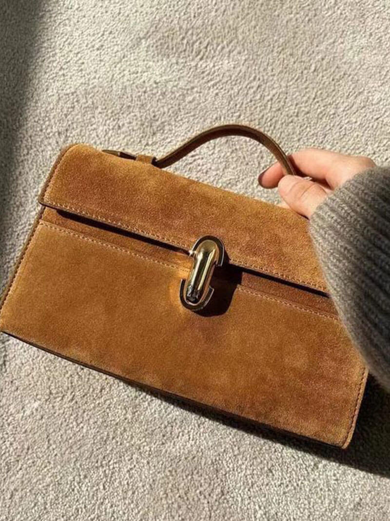 Suzan - Suede Leather Bag