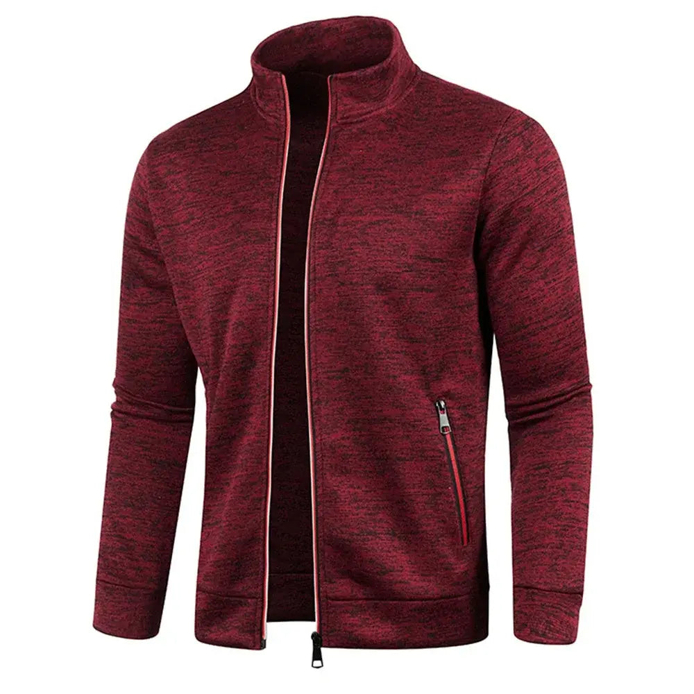 Varuno Men Zipper Jackets Standing Collar