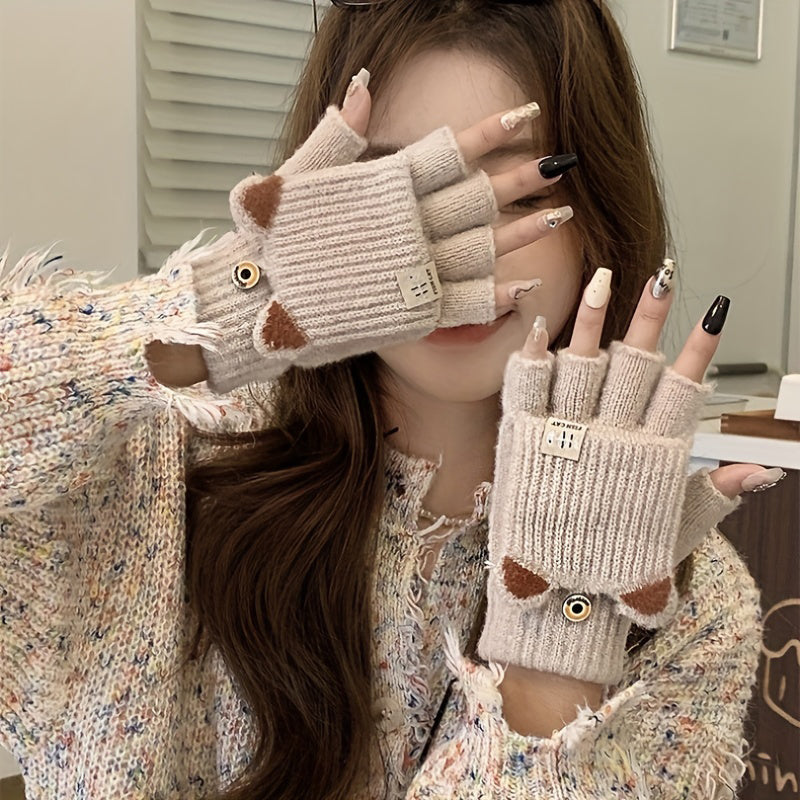 Colorful Cartoon Gloves for Warmth and Style