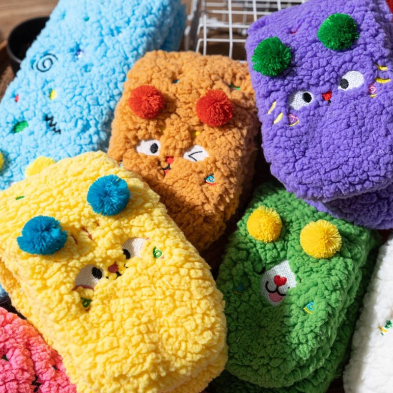 Colorful and Soft Knitted Cozy Socks