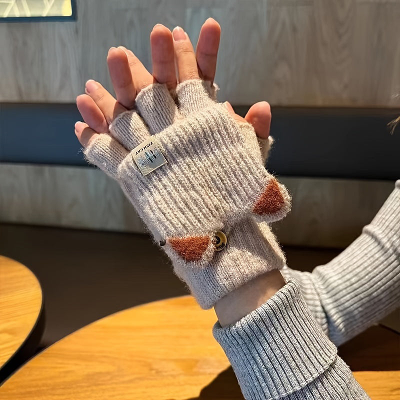 Colorful Cartoon Gloves for Warmth and Style