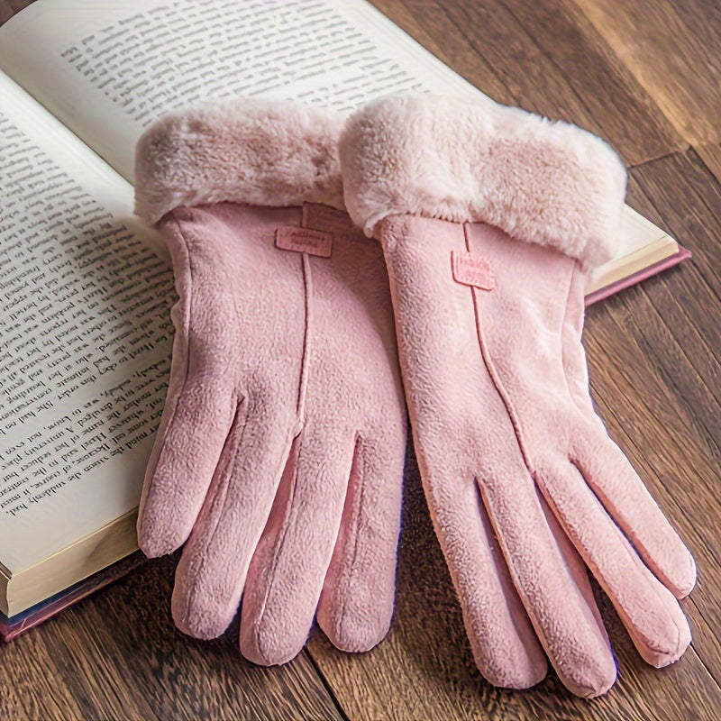 Elegant Varma Plush Gloves for Ultimate Comfort