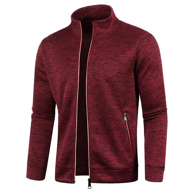 Varuno Men Zipper Jackets Standing Collar