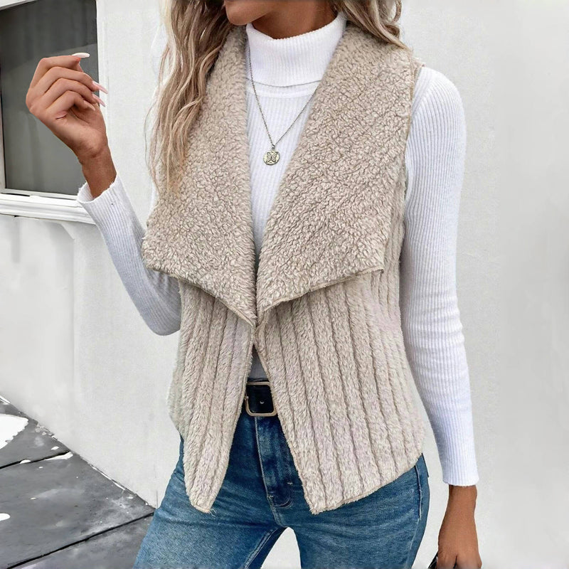 Sleek Solid Color Cardigan for Relaxing Moments