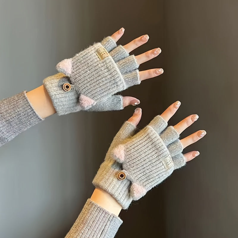 Colorful Cartoon Gloves for Warmth and Style