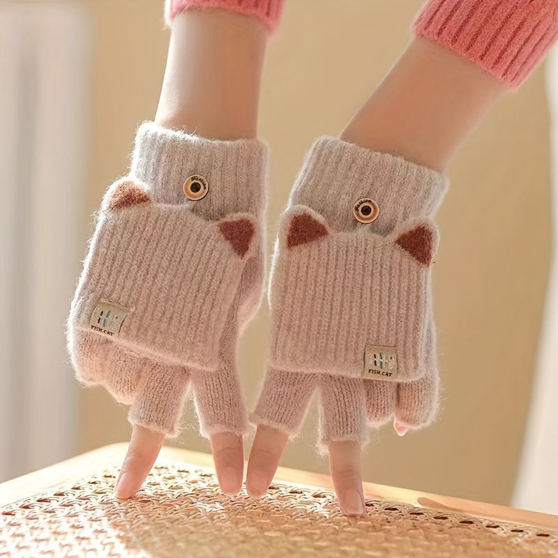 Colorful Cartoon Gloves for Warmth and Style