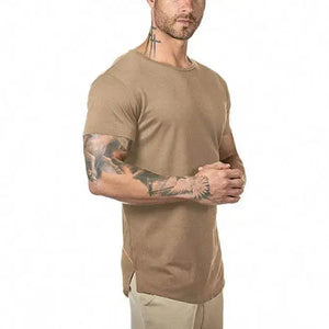 Jesse Solid Cotton Short Sleeve T-Shirt