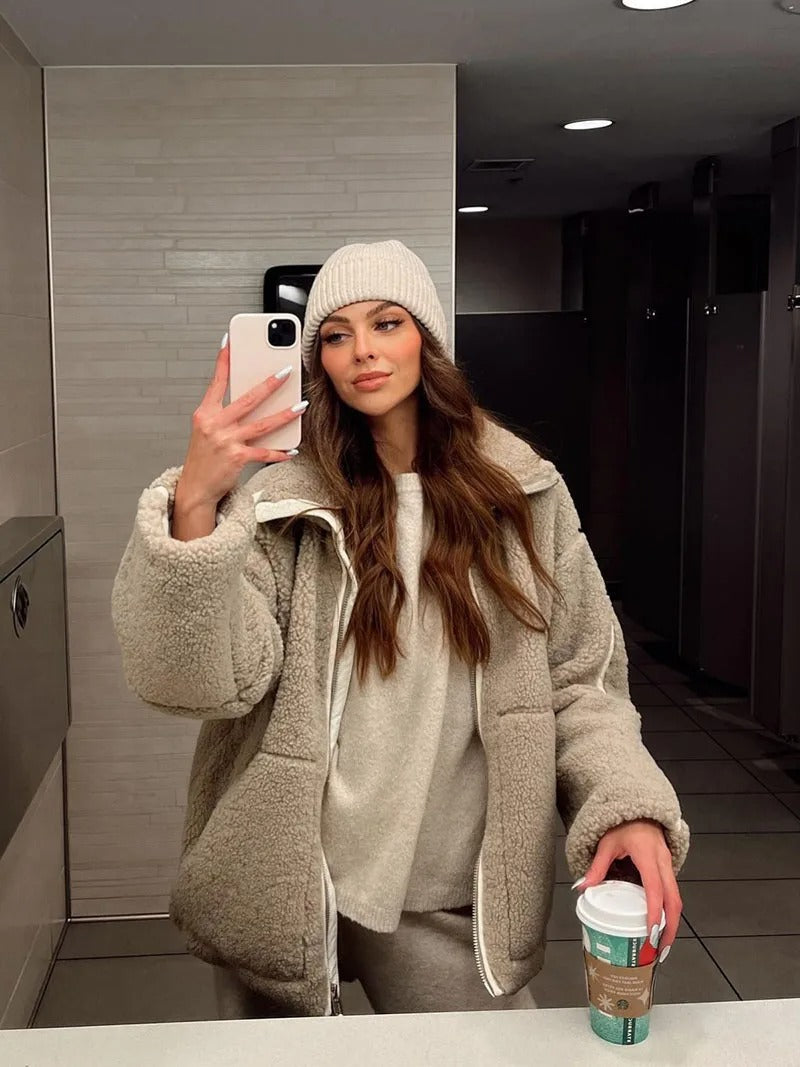 Gabe | Oversized Warm Fleece Jacket