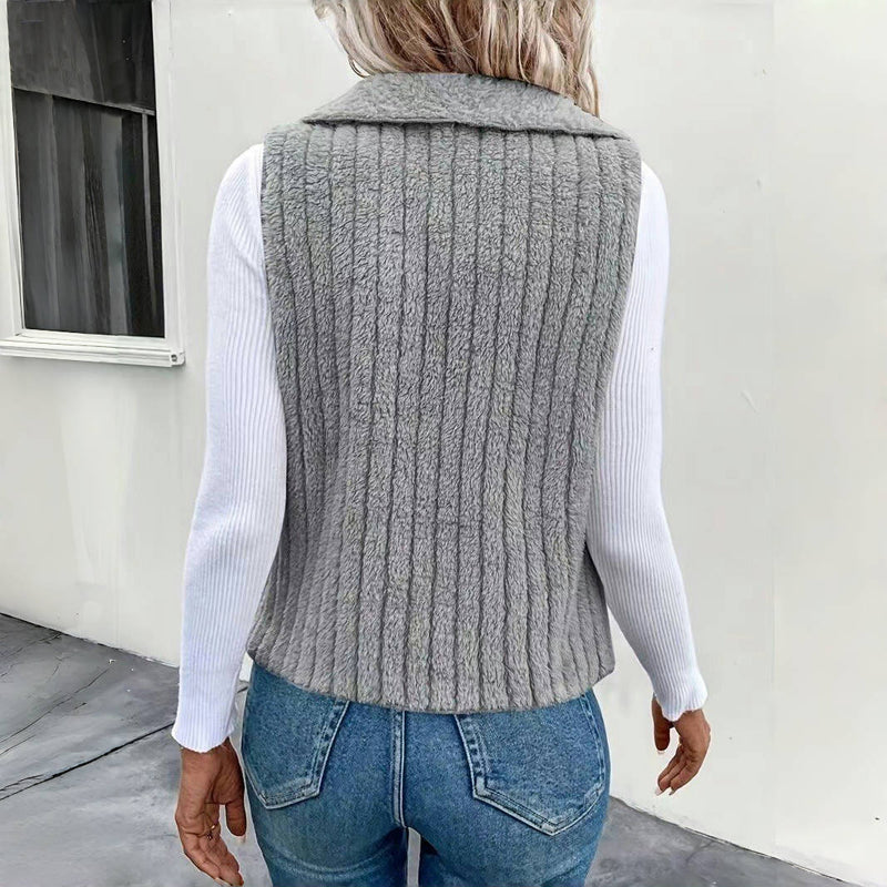 Sleek Solid Color Cardigan for Relaxing Moments