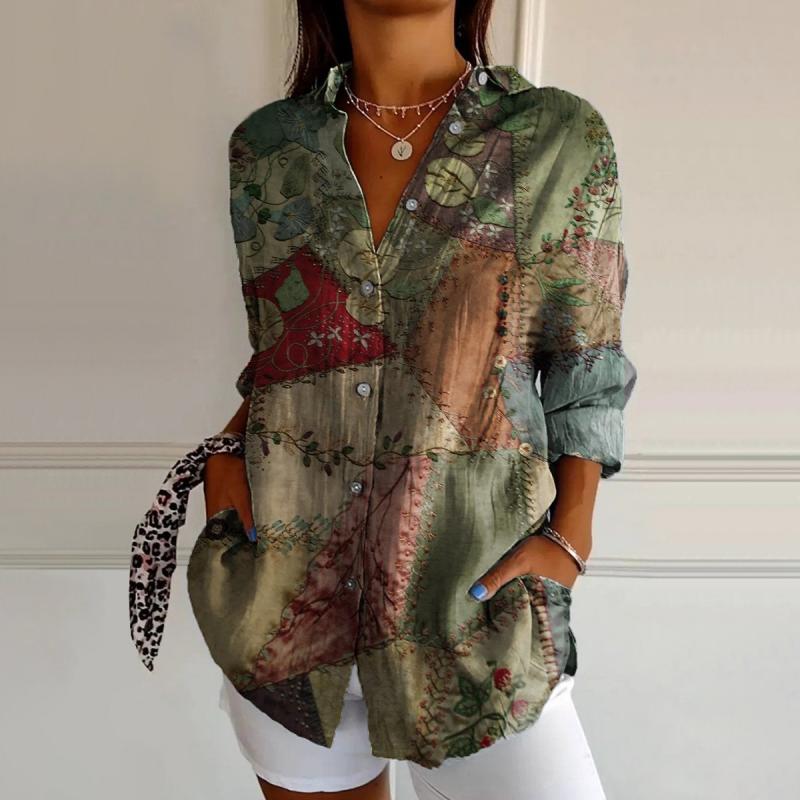 Chic Vintage Relaxed Blouse