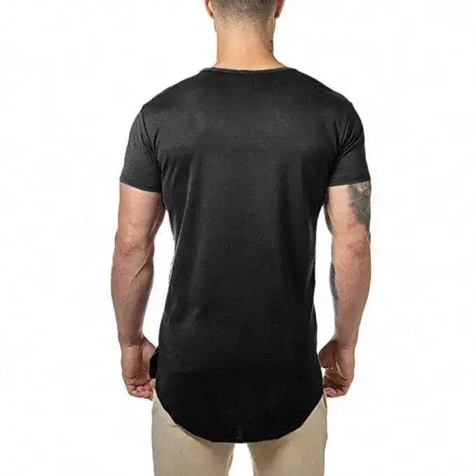 Jesse Solid Cotton Short Sleeve T-Shirt