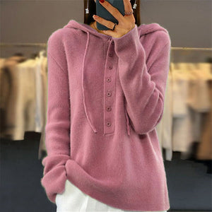Stylish Solid Hoodie Sweatshirt