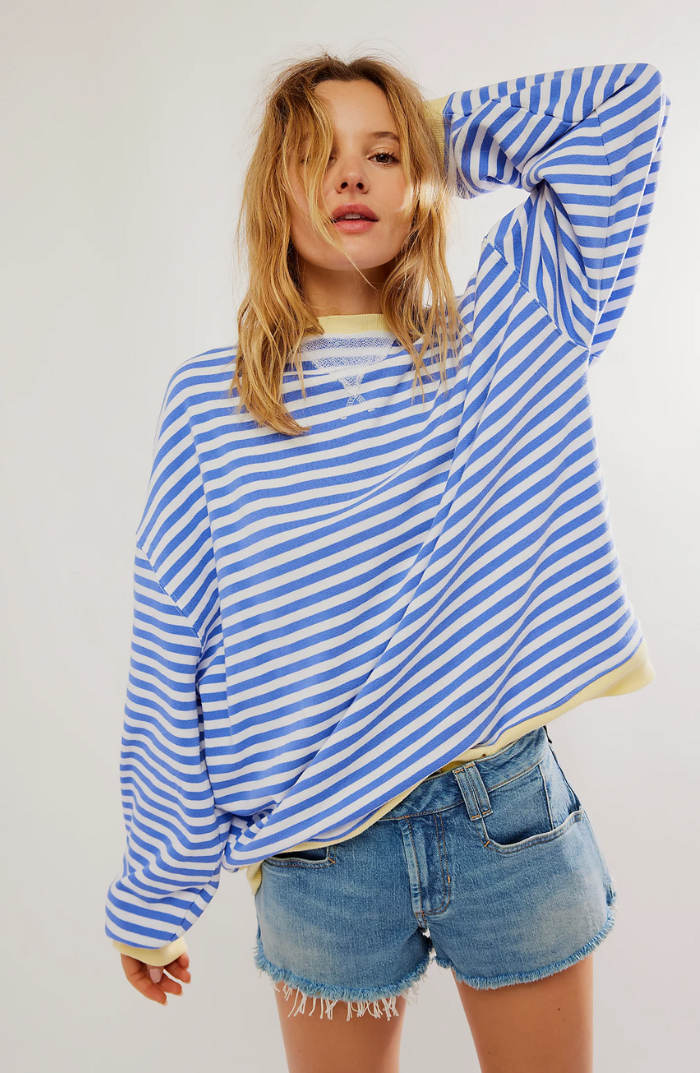 Gabe™ Striped oversized sweater