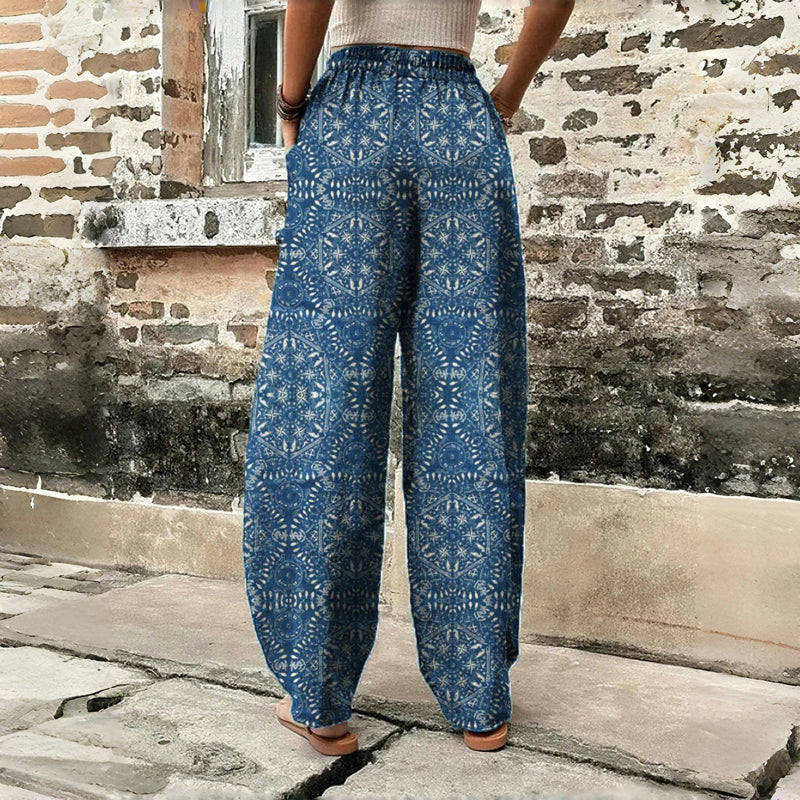 Timeless Ethnic Patterned Vintage Pants