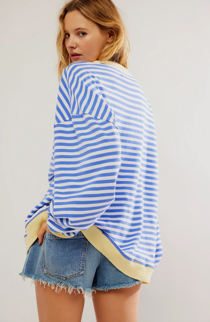 Gabe™ Striped oversized sweater