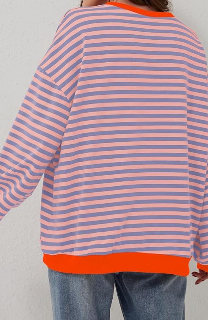 Gabe™ Striped oversized sweater