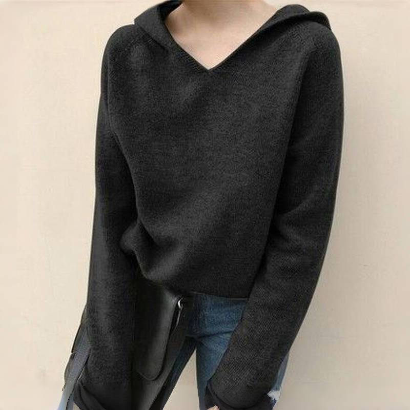 Sleek Solid Color Hoodie for Comfort and Style