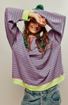 Gabe™ Striped oversized sweater