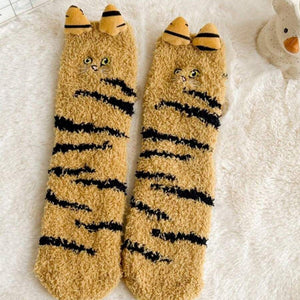 Colorful and Cozy Socks with Fun Patterns