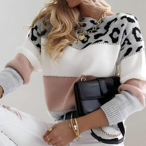 Christy - Lässiger Pullover mit Leo-Design