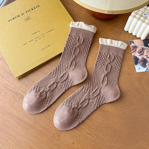 Retro Chic Relaxed Socks