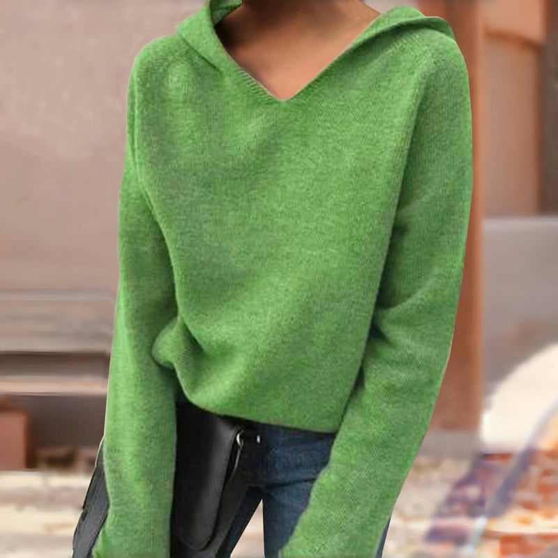 Sleek Solid Color Hoodie for Comfort and Style