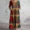 Classic Floral Patterned Vintage Dress